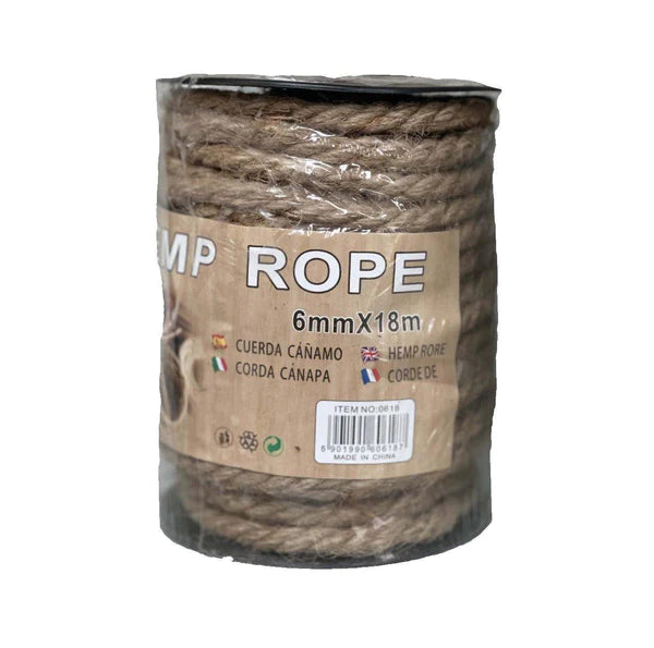 Jute Rope 6mmx18m