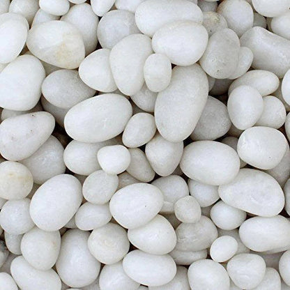 Snow white pebbles 20KG