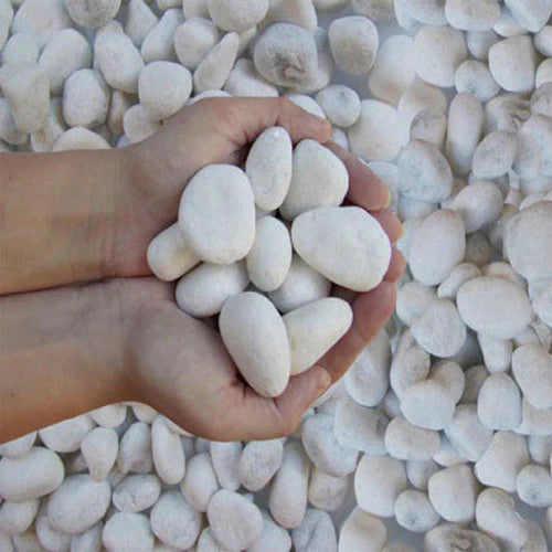 Snow white pebbles 20KG