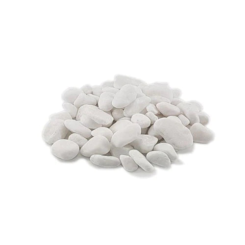 Snow white pebbles 20KG