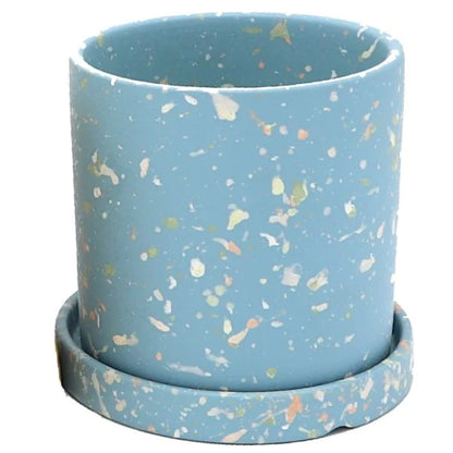 Ceramic Pot with Contrast Dots